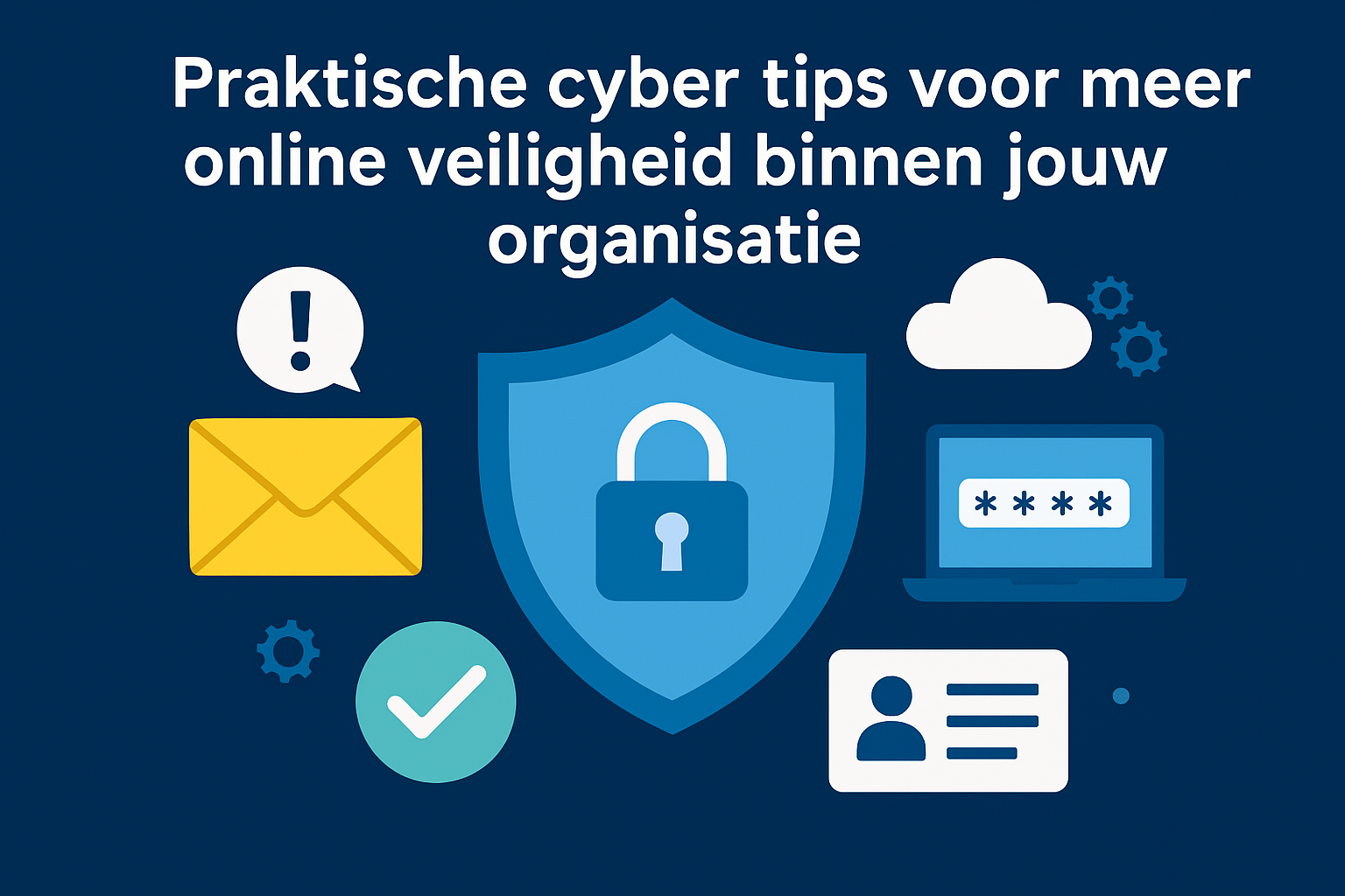 Praktische cyber tips voor meer online veiligheid binnen jouw organisatie